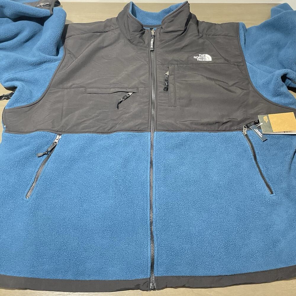 The North Face Men’s Big 4X NEW Retro Denali Jacket Midnight Petrol Relaxed Fit - Picture 4 of 9